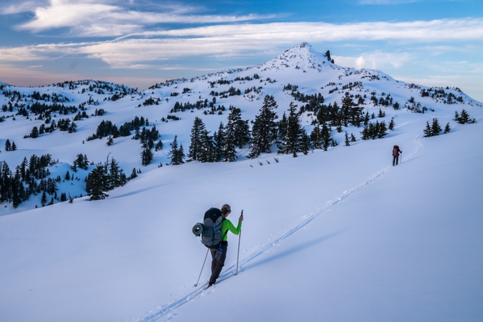 Backpacking and Skiing Around Crater Lake