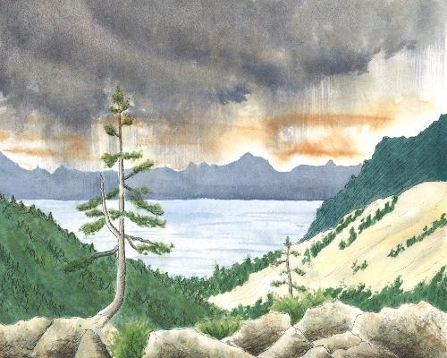 Flash - Pacific Crest Trail Watercolor