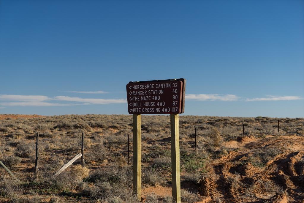 Driving the Road Towards Hans Flat Ranger Station