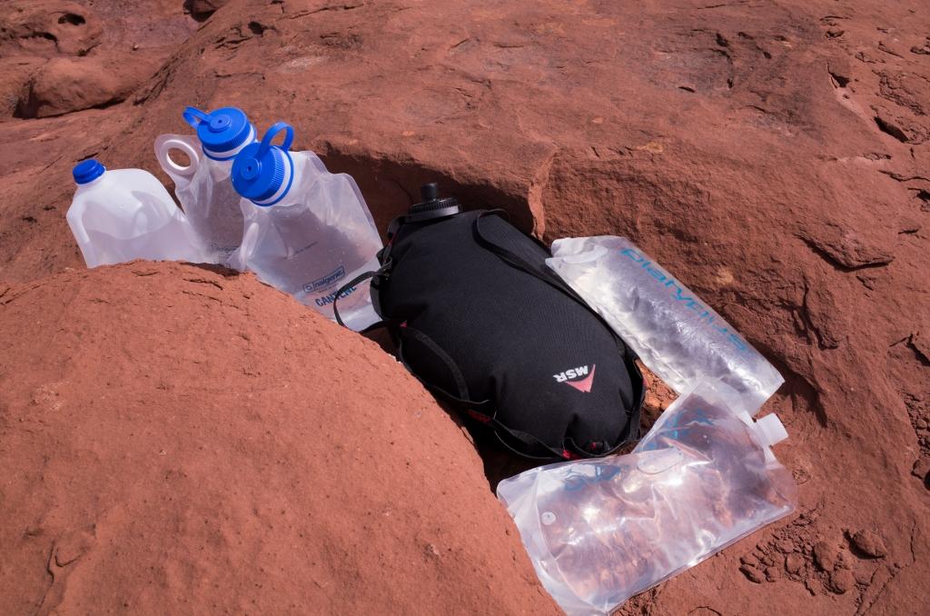 Water Cache in the Maze, Canyonlands