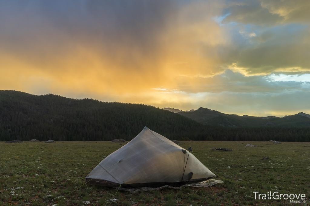 Campsite Selection (Zpacks Hexamid Twin)