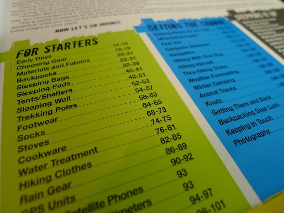 Table of Contents Trail Tested