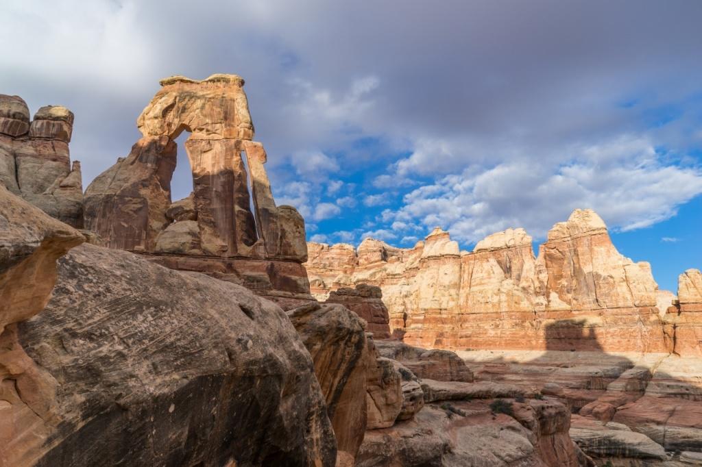 Backpacking in the Needles District, Canyonlands National Park Utah