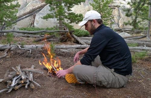 How to Make a Backcountry Fire - Tipi Pit Method