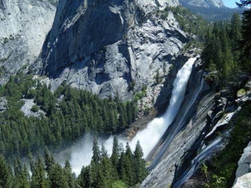 Hiking the Mist Trail in Yosemite National Park, California