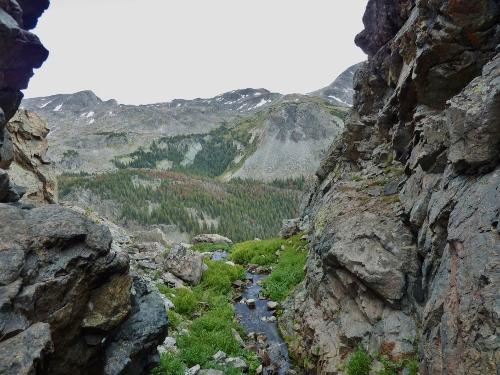 Off Trail Hiking in the Wind River Range Wyoming