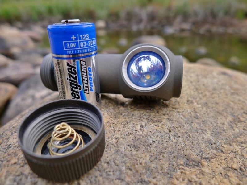 Zebralight and CR123a Battery