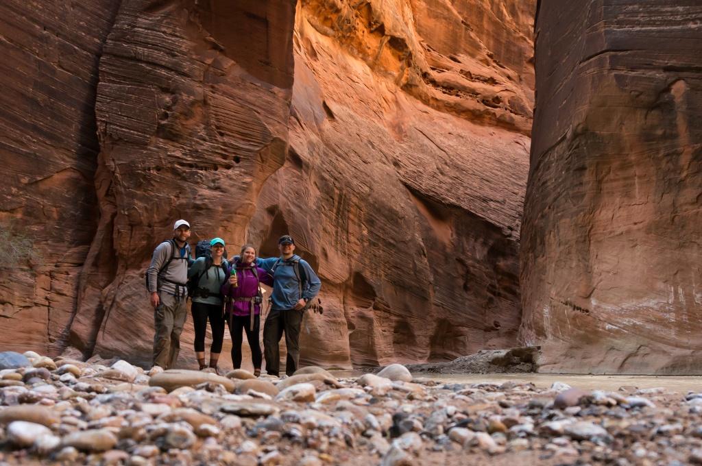 At the Buckskin and Paria River Confluence