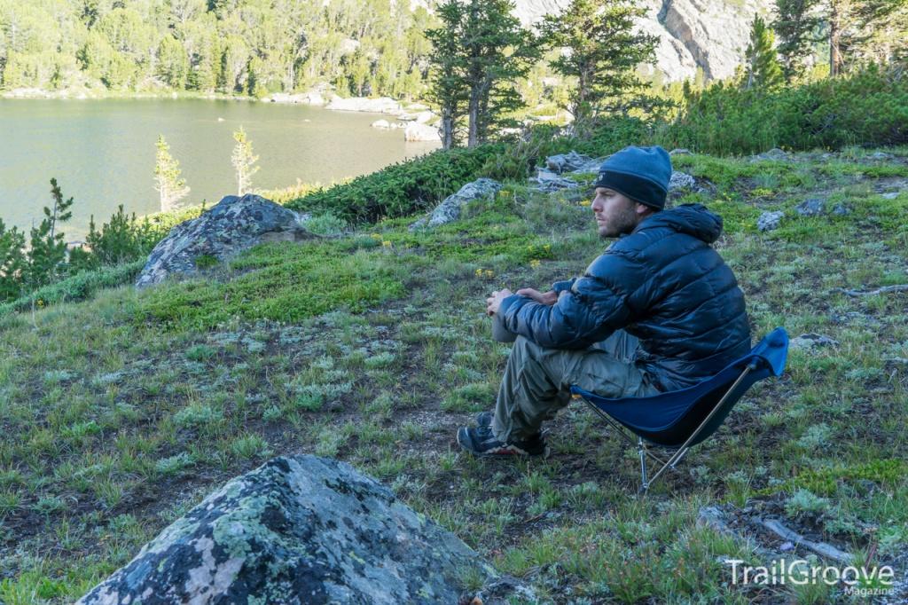 Sitting in the Monarch Chair by Camp