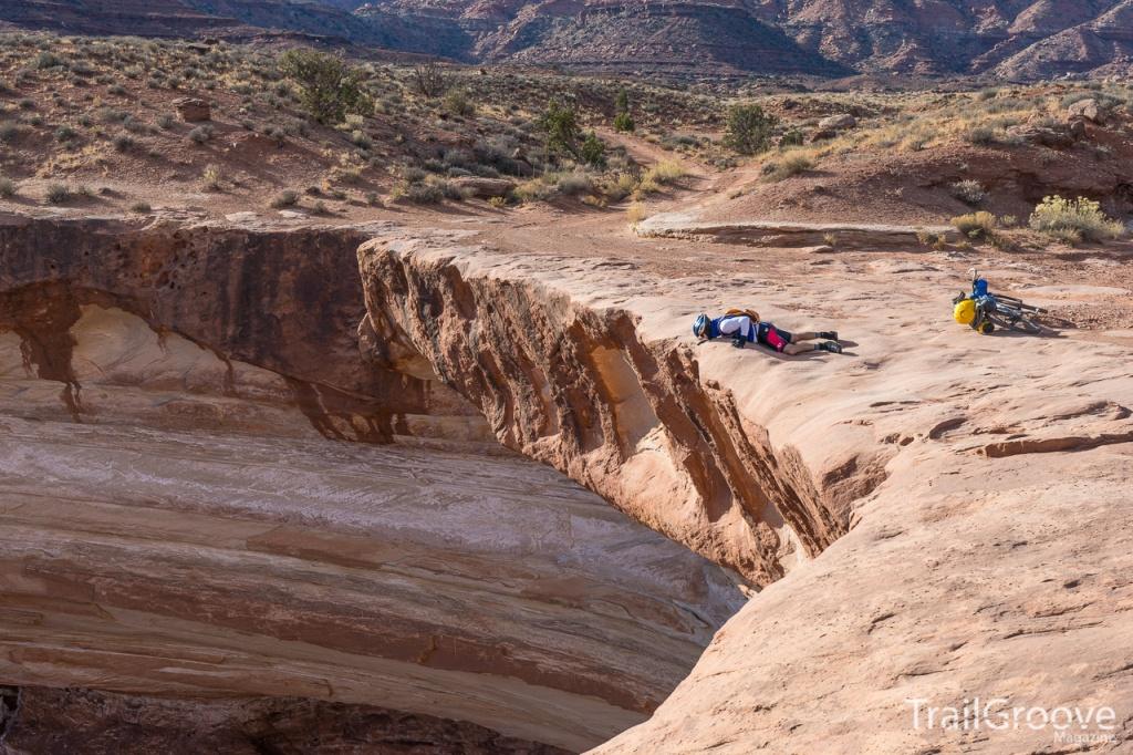 Checking out the View Along the White Rim Road