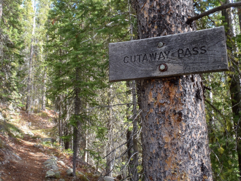 Cutaway Pass on the Continental Divide Trail