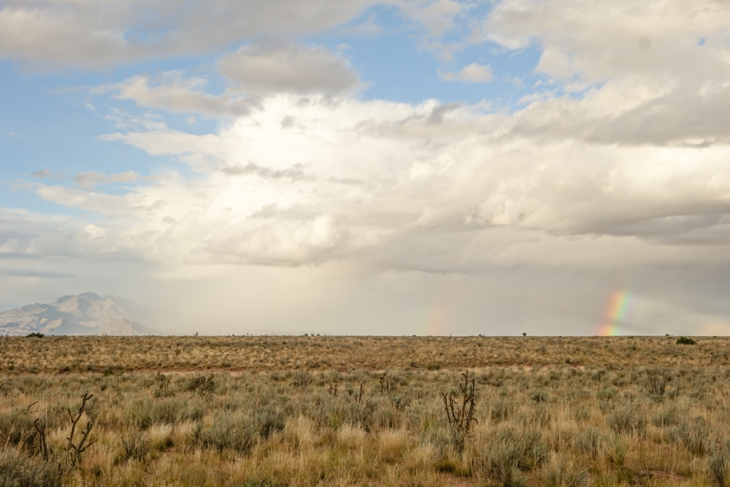 Rainbows After Storm While Backpacking the GET