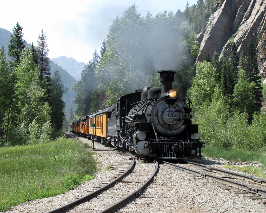 Durango - Silverton Railroad Train - Colorado Trail