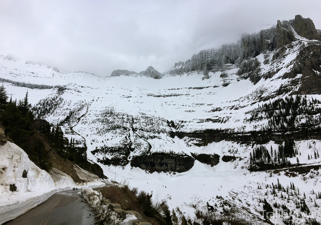 Biking During Spring in Glacier