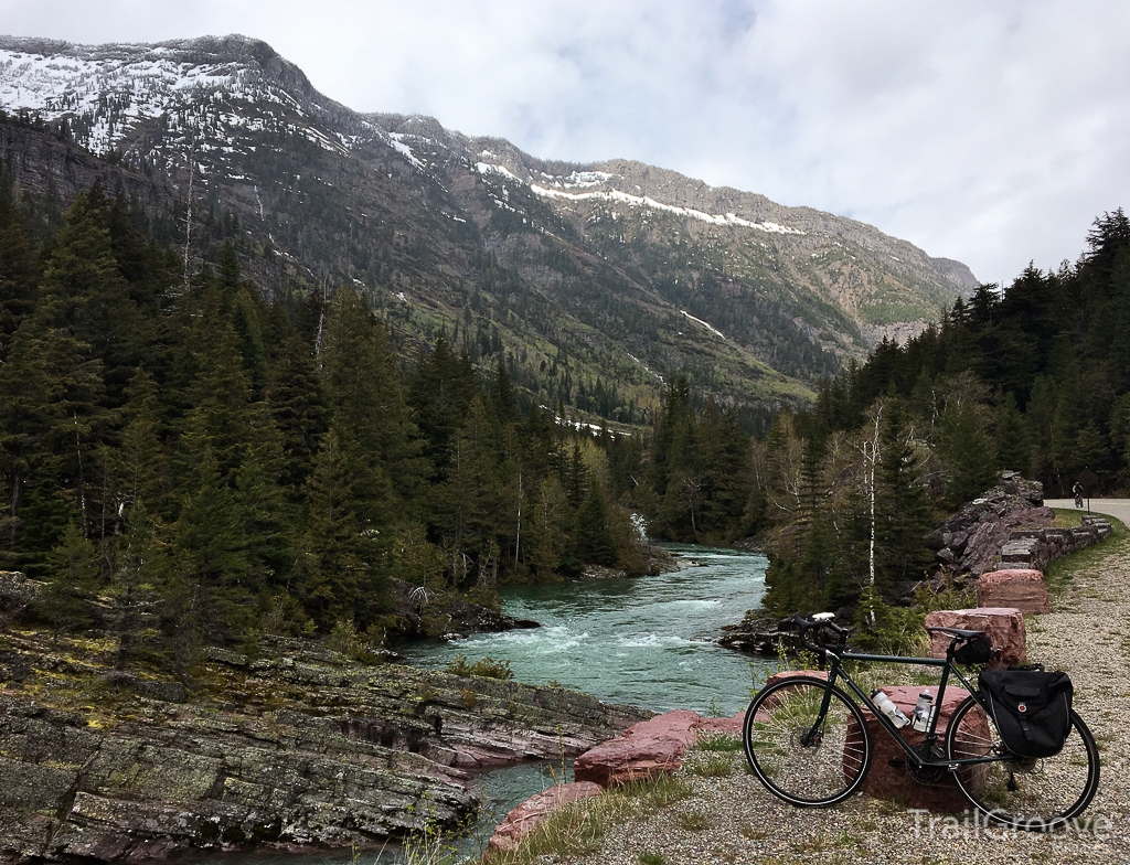 Biking Going to the Sun Road Montana