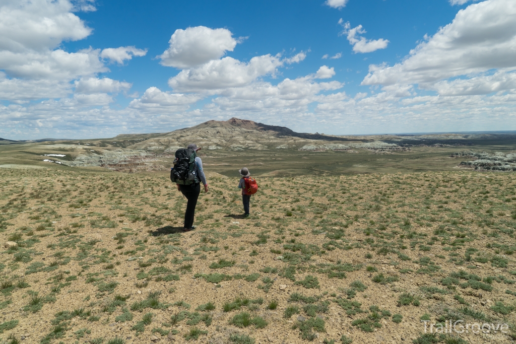 Hiking into the Wilderness Study Area, Wyoming