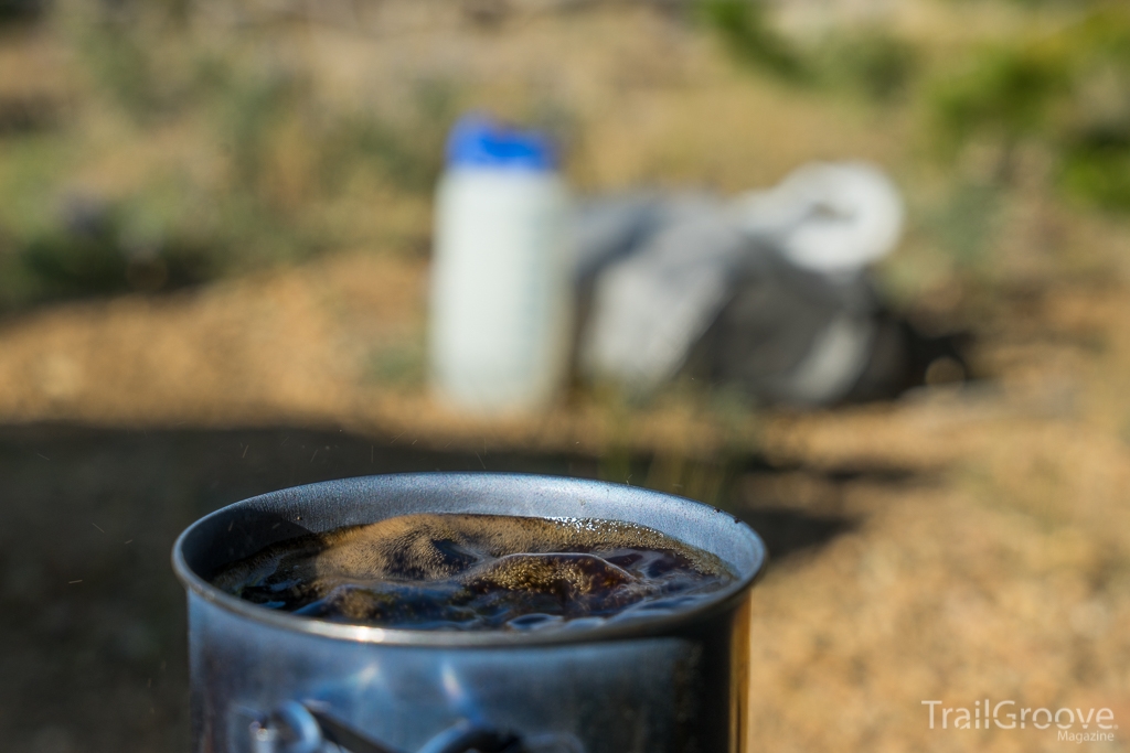 Heating Coffee in the Snow Peak 450 ml