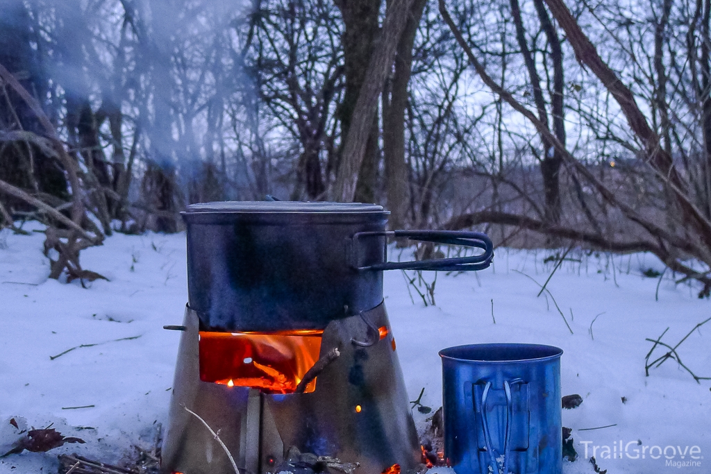 Wood Burning Stove for Backpacking - Trail Designs Caldera Ti-Tri