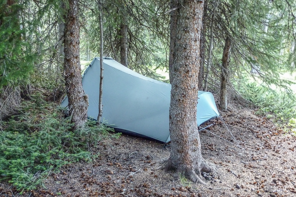Singlewall Silnylon Backpacking Trekking Pole Tent - Tarptent Rainshadow 2