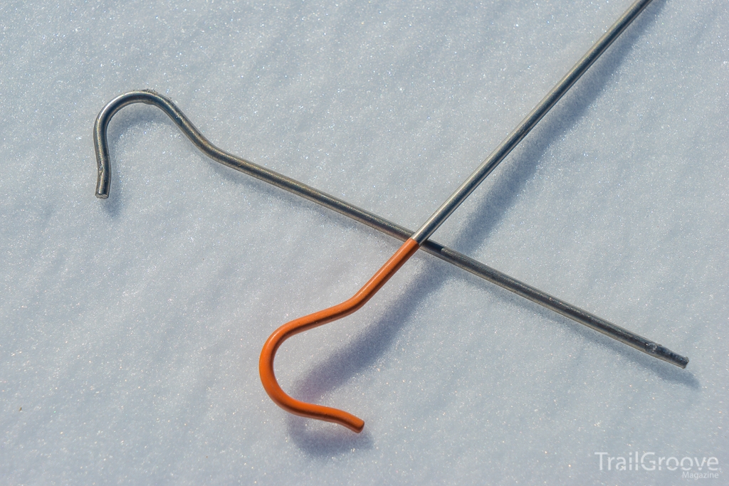 Titatanium Ultralight Shepherd's Hook Stakes