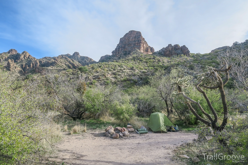 Camping in the Superstition Wilderness