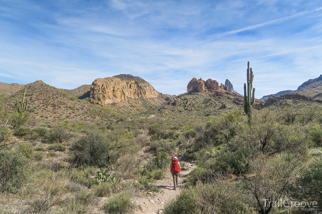 Backpacking in the Superstition Wilderness of Arizona