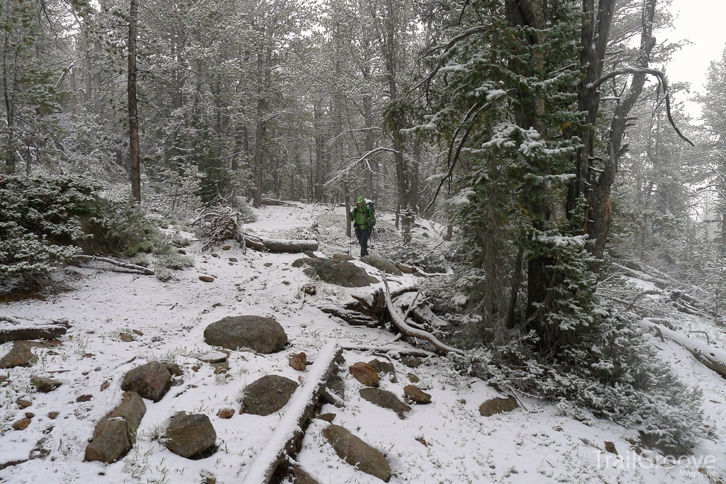 Using Rain Gear and Clothing Layers for 3 Season Backpacking in Snow Storm