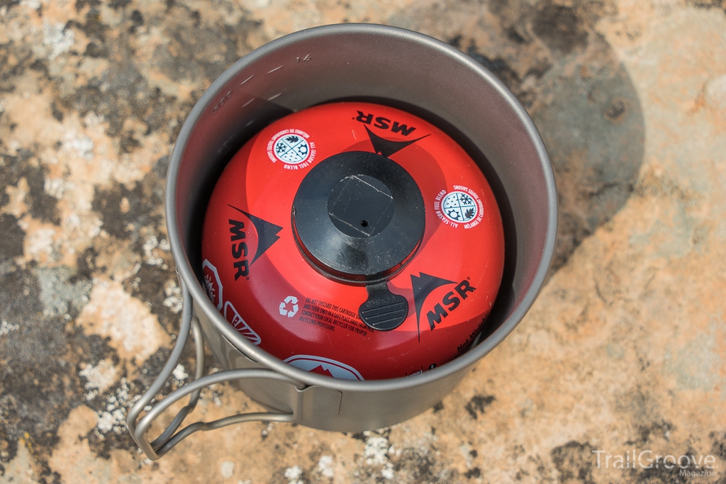 Toaks 550 Nesting 110 gram MSR Fuel Canister