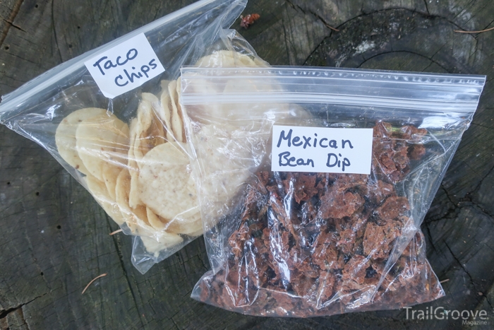 Mexican Bean Dip Backpacking Recipe