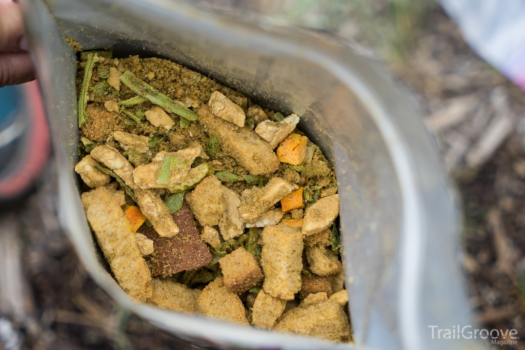 Turkey Dinner Casserole Prior to Rehydration