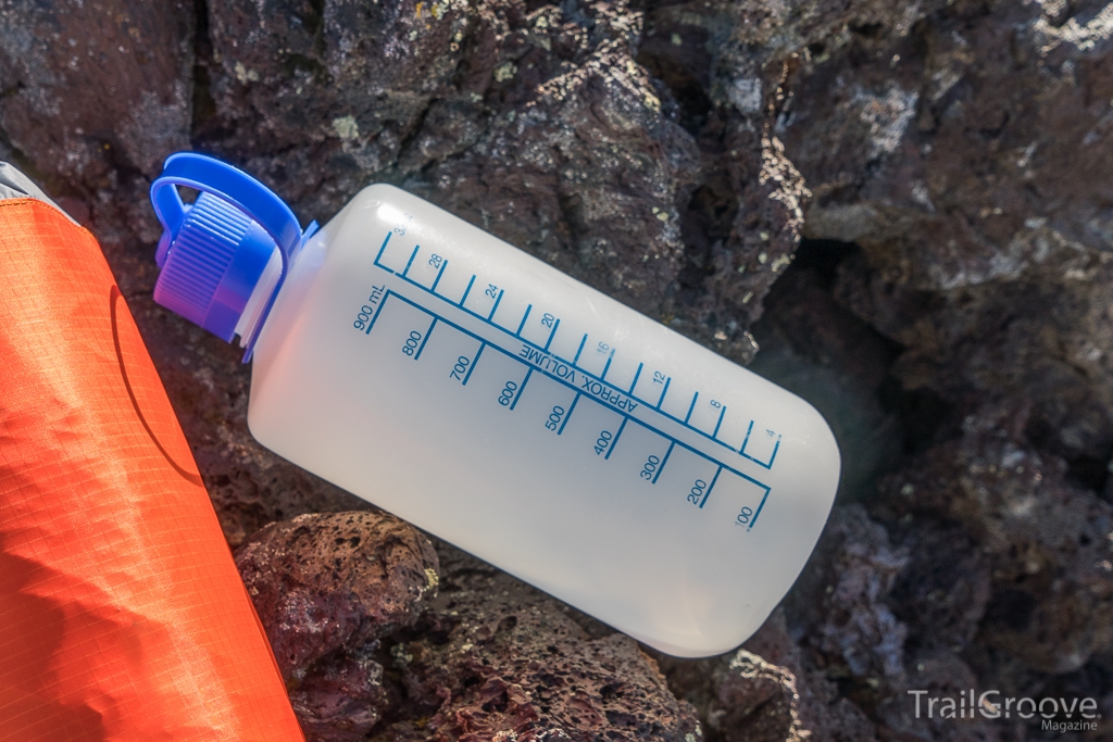 Backpacking Water Bottle - Naglene Ultralight HDPE Narrow Mouth Bottle