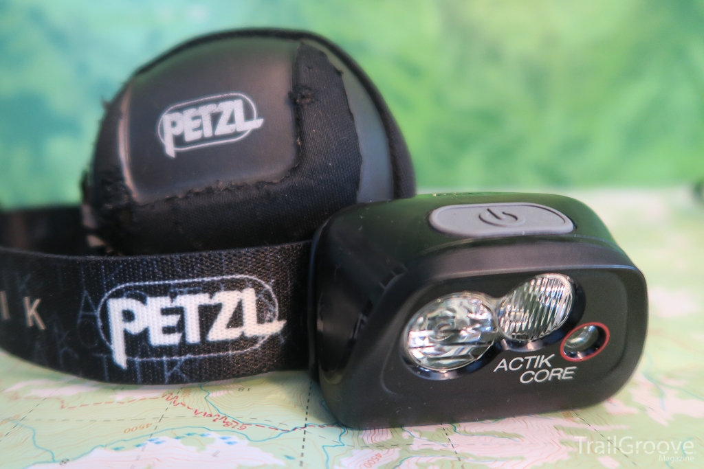 The Actik Core Rechargeable Headlamp from Petzl