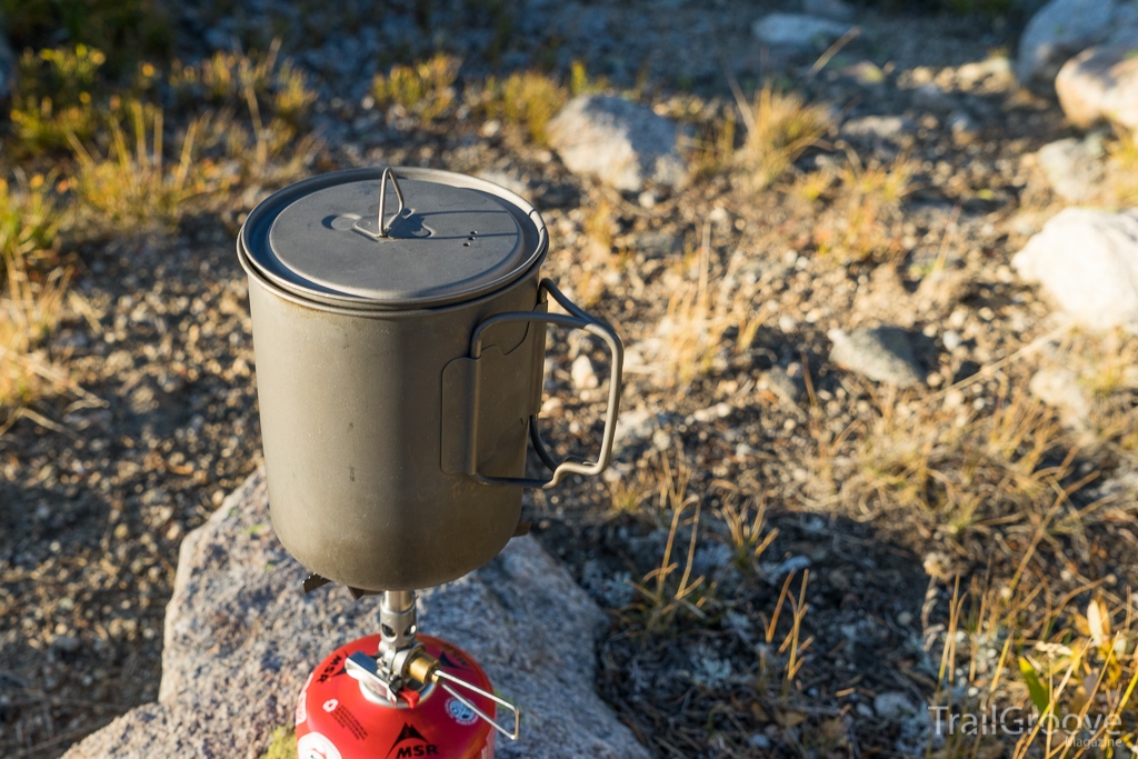 Backpacking Cookware - Larger Size Mug Pot Combo