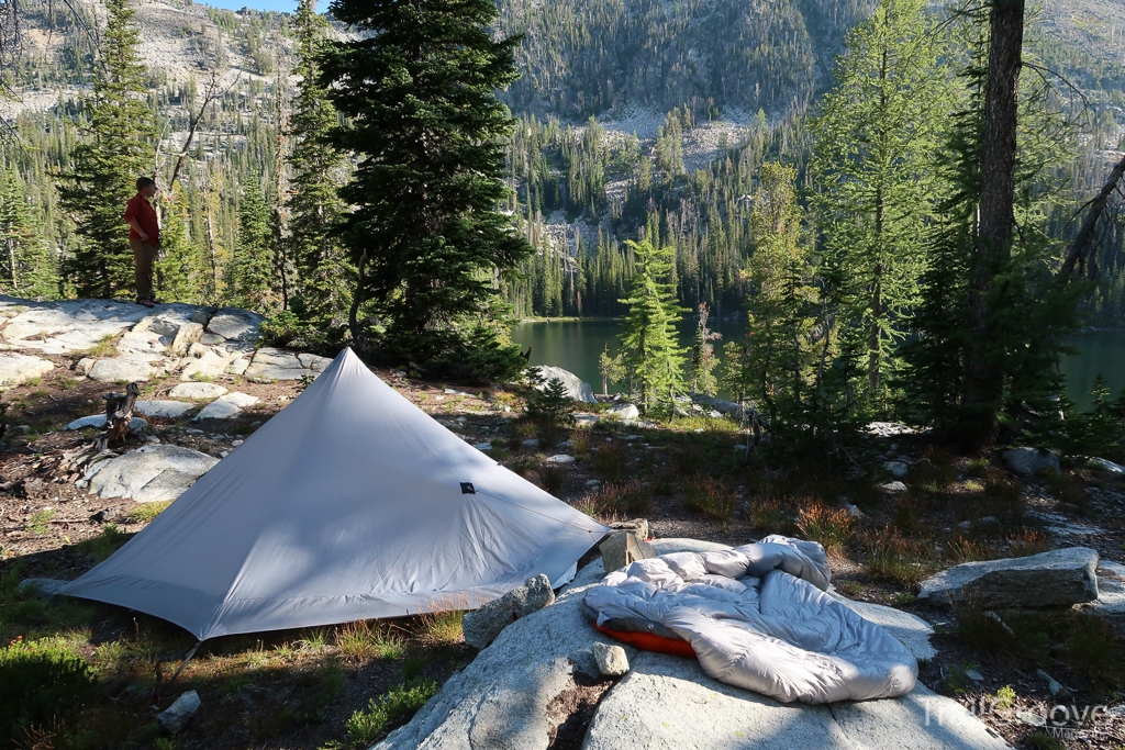 Bitterroot Mountains Backpacking Campsite