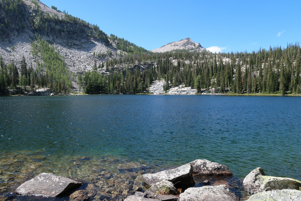 Lake and Fishing in the Bitterroot Mountains