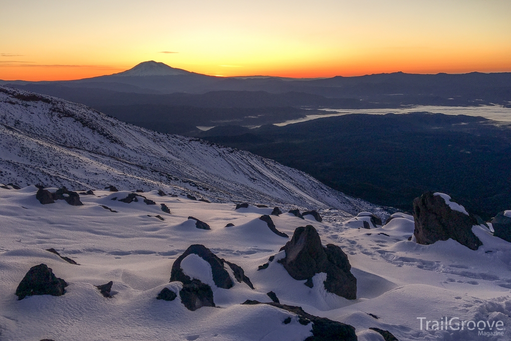 View Towards Lake from Mt. Saint Helens