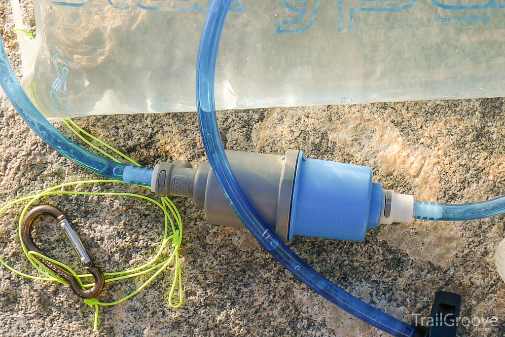 An Inline Backpacking Hollow Fiber Water Filter