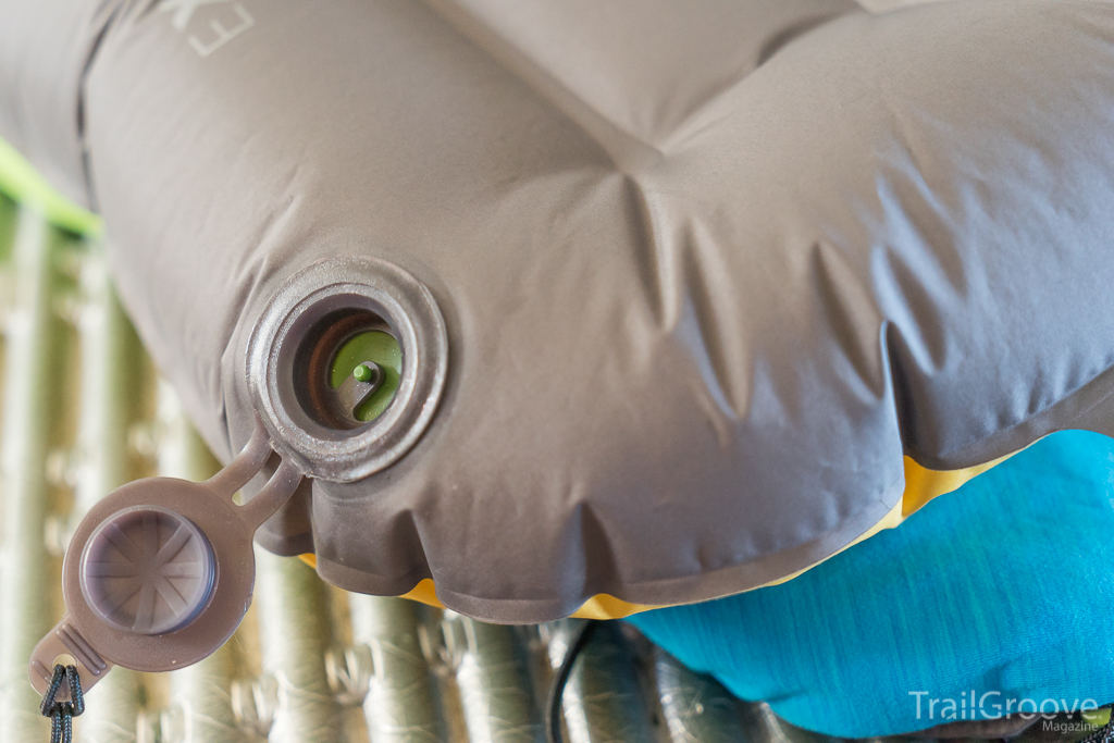 One Way Backpacking Pillow Inflation Valve