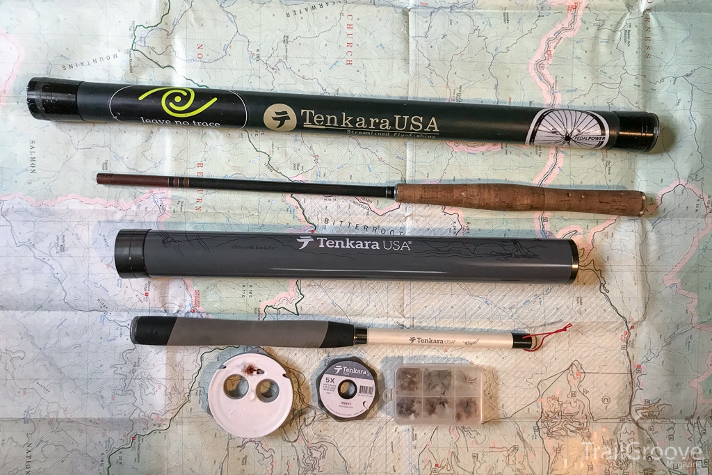 Tenkara Backpacking Fishing Setup