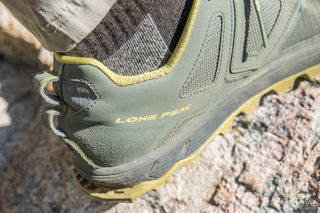 Lone Peak 4.5 Heel Cup Detail