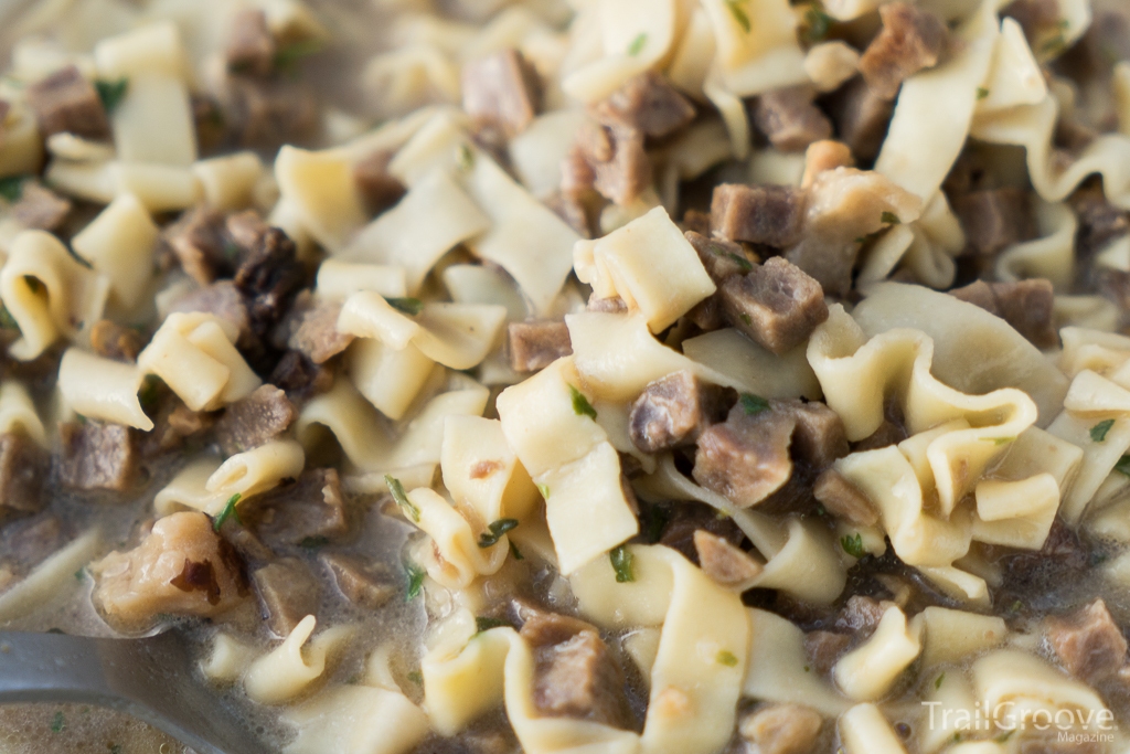 Backpackers Pantry Beef Stroganoff Meal Rehydrated & Ready to Eat