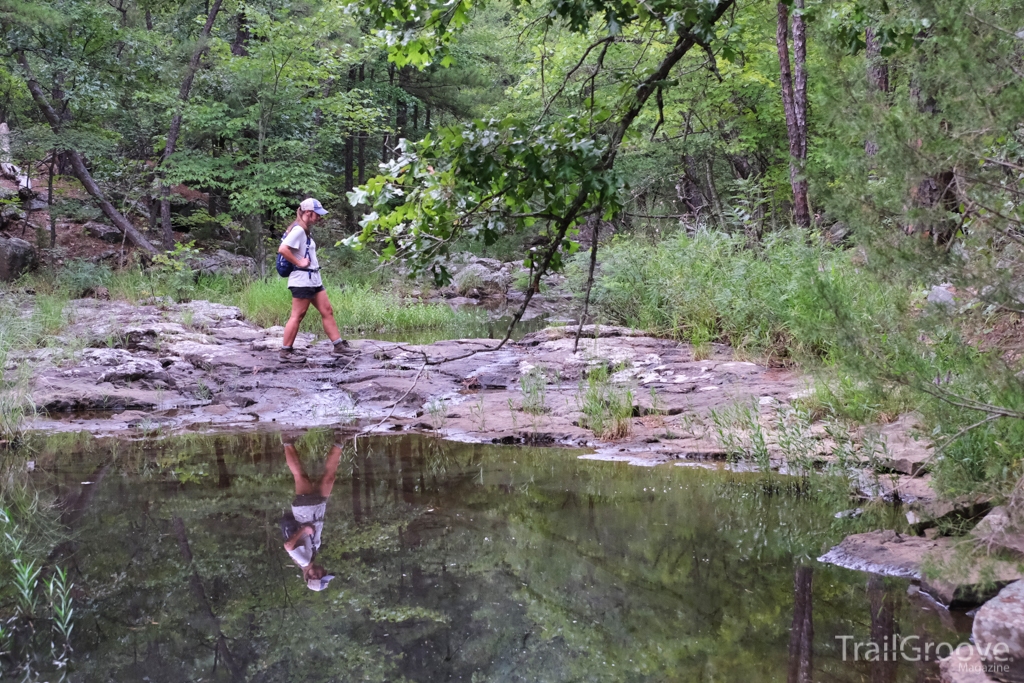 Hiking in Robbers Cave State Park