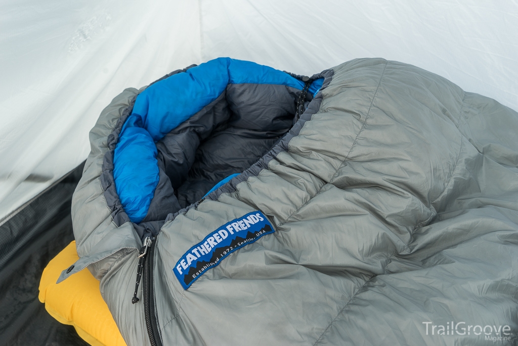 Petrel Sleeping Bag Zipped with Hood Closed