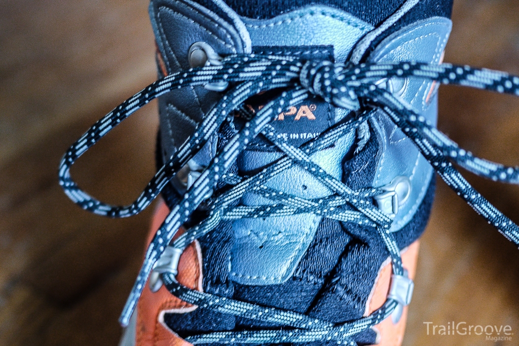 Finishing the Heel Lock Lacing on Mountaineering Boots