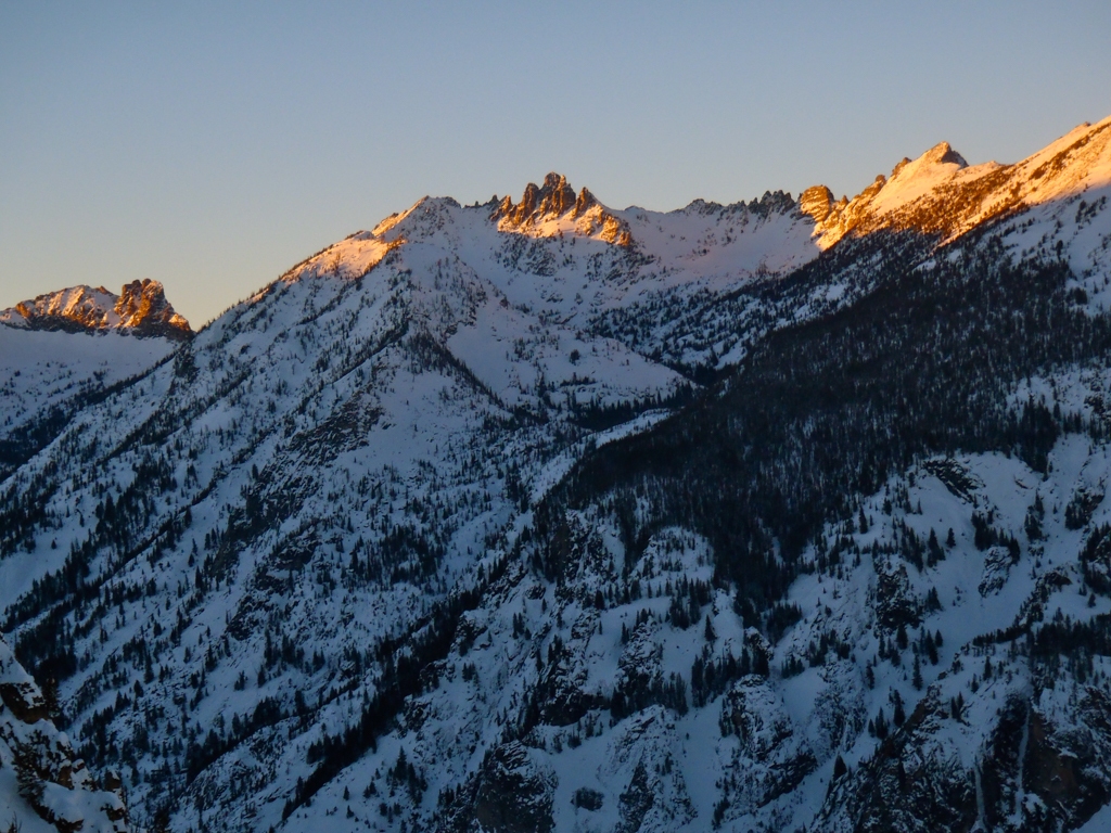 First Light on the Mountaintops