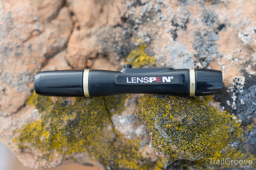 Cleaning a Lens on Hiking Trips with a Lens Pen