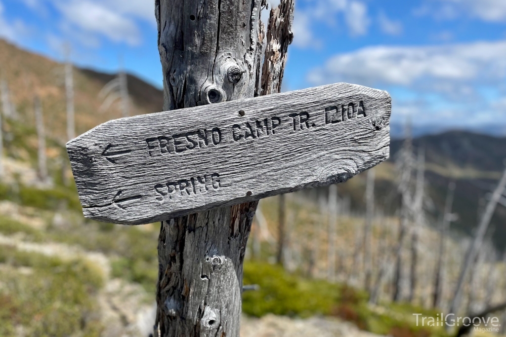 Trail Sign in the Kalmiopsis Wilderness