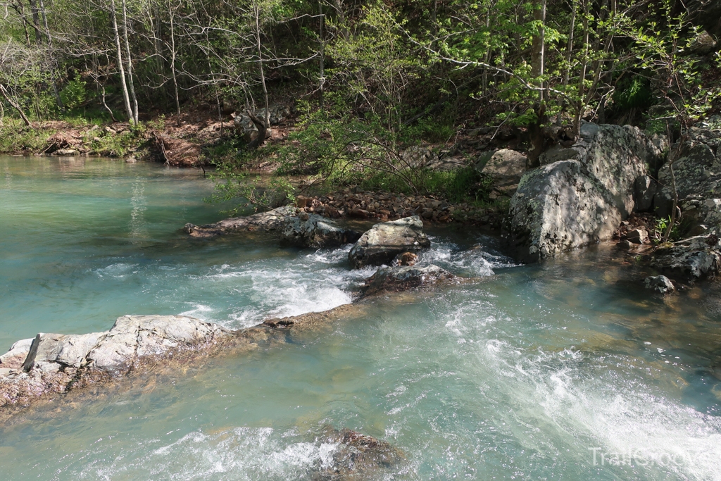 Water Crossing on the Ouachita Trail