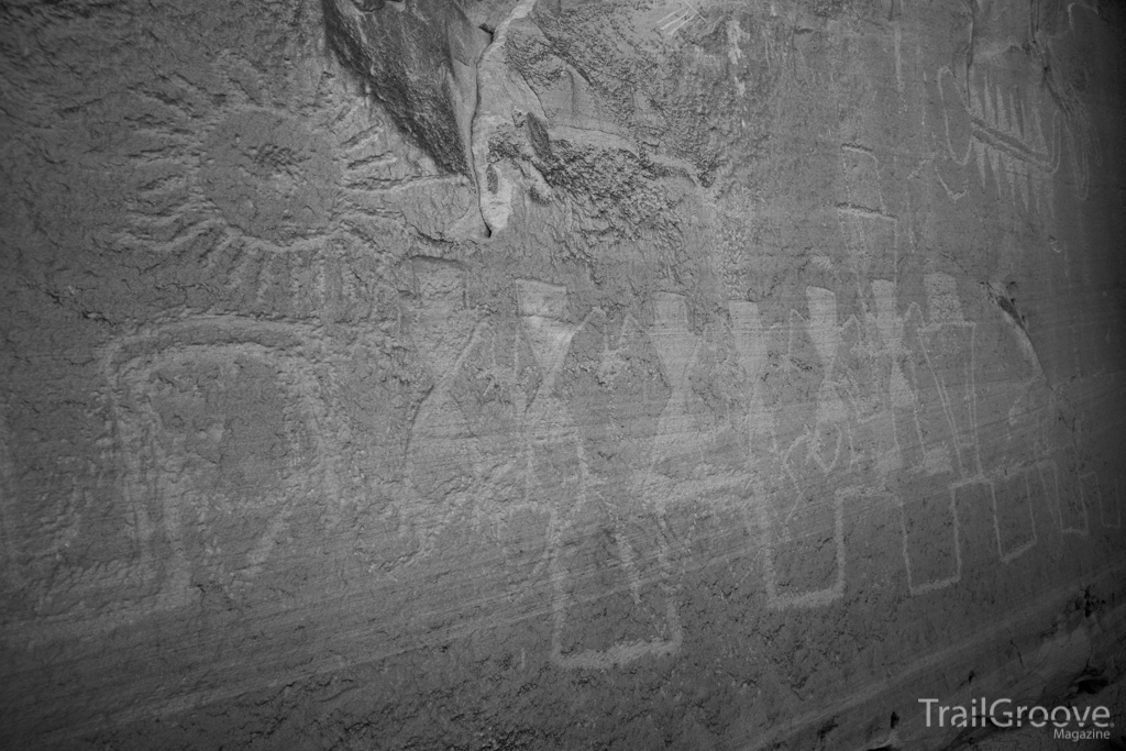 Hiking in Southern Utah - Signs of Past Visitors