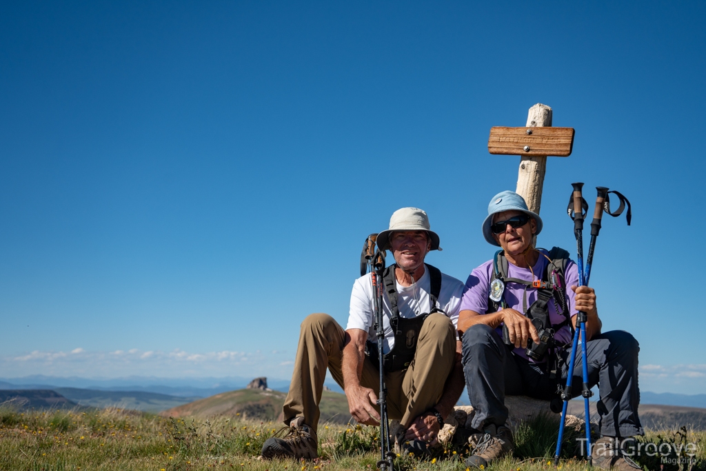 Steve and Melissa at Halfmoon Pass